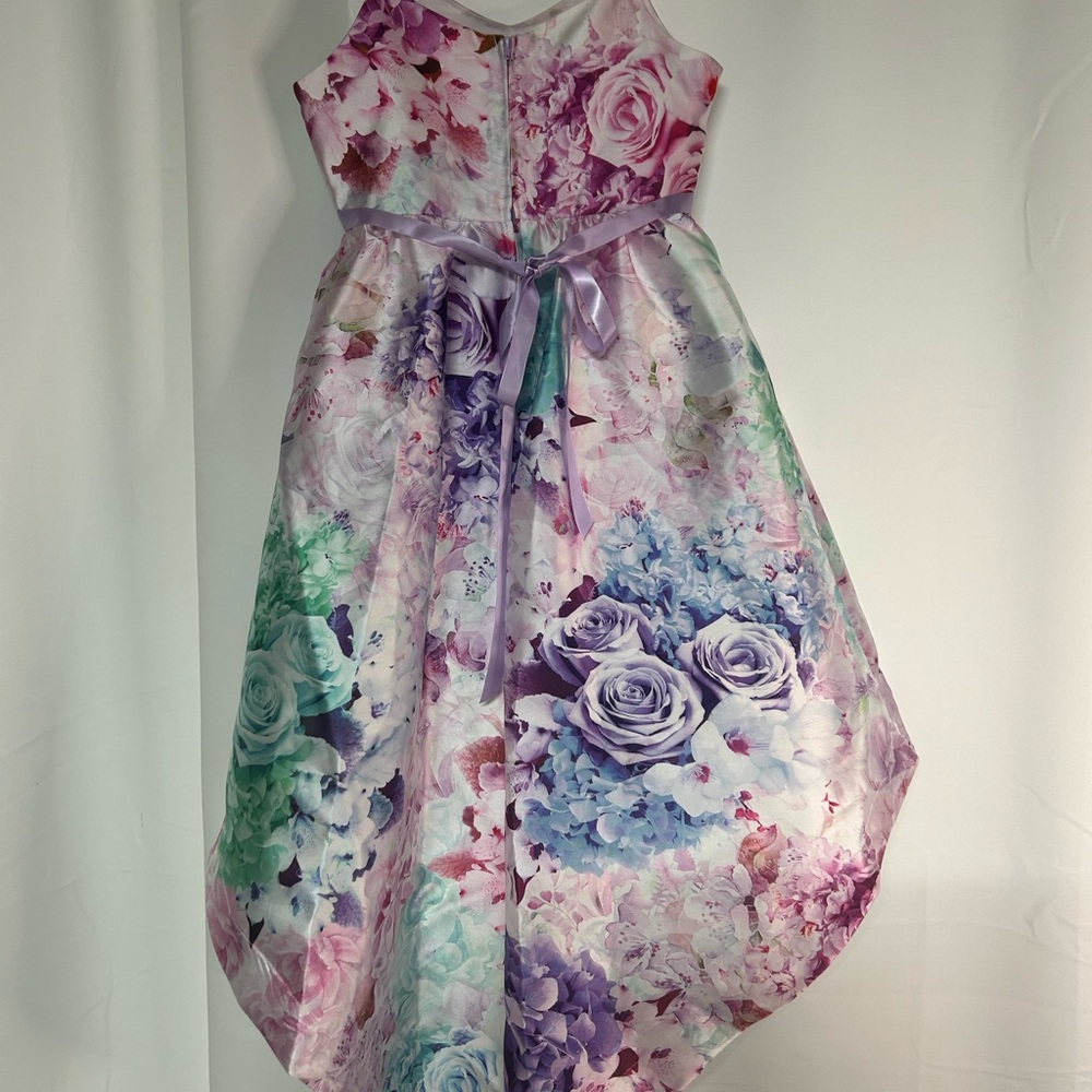 Rare Editions Floral High-Low Dress - Multicolor - Picture 2 of 5